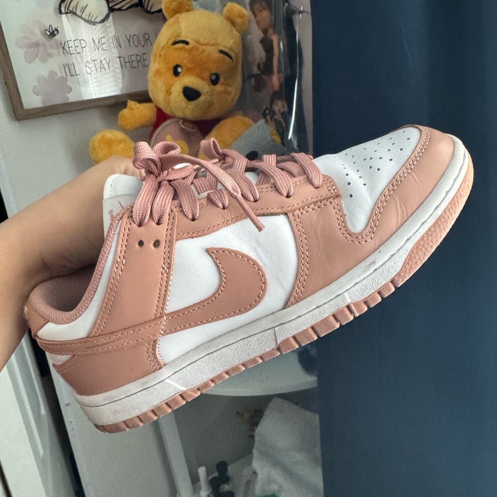 Pink and White Sneakers